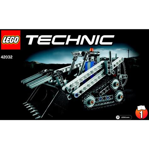 lego technic compact tracked loader instructions|Compact Tracked Loader 42032 .